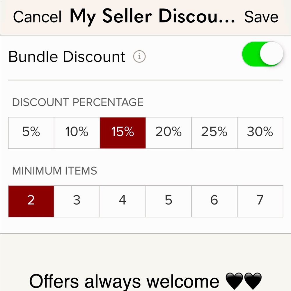 Bundle Discount